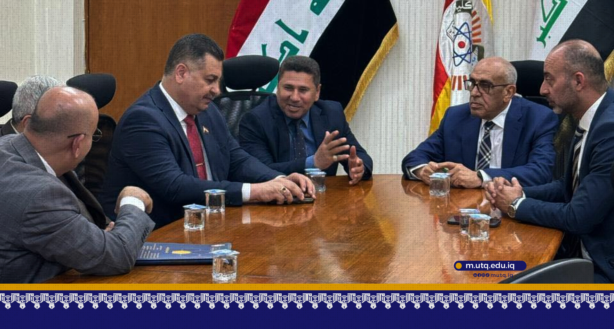 كلية المنصور الجامعة توقع اتفاقية توأمة مع كلية الإعلام جامعة ذي قار