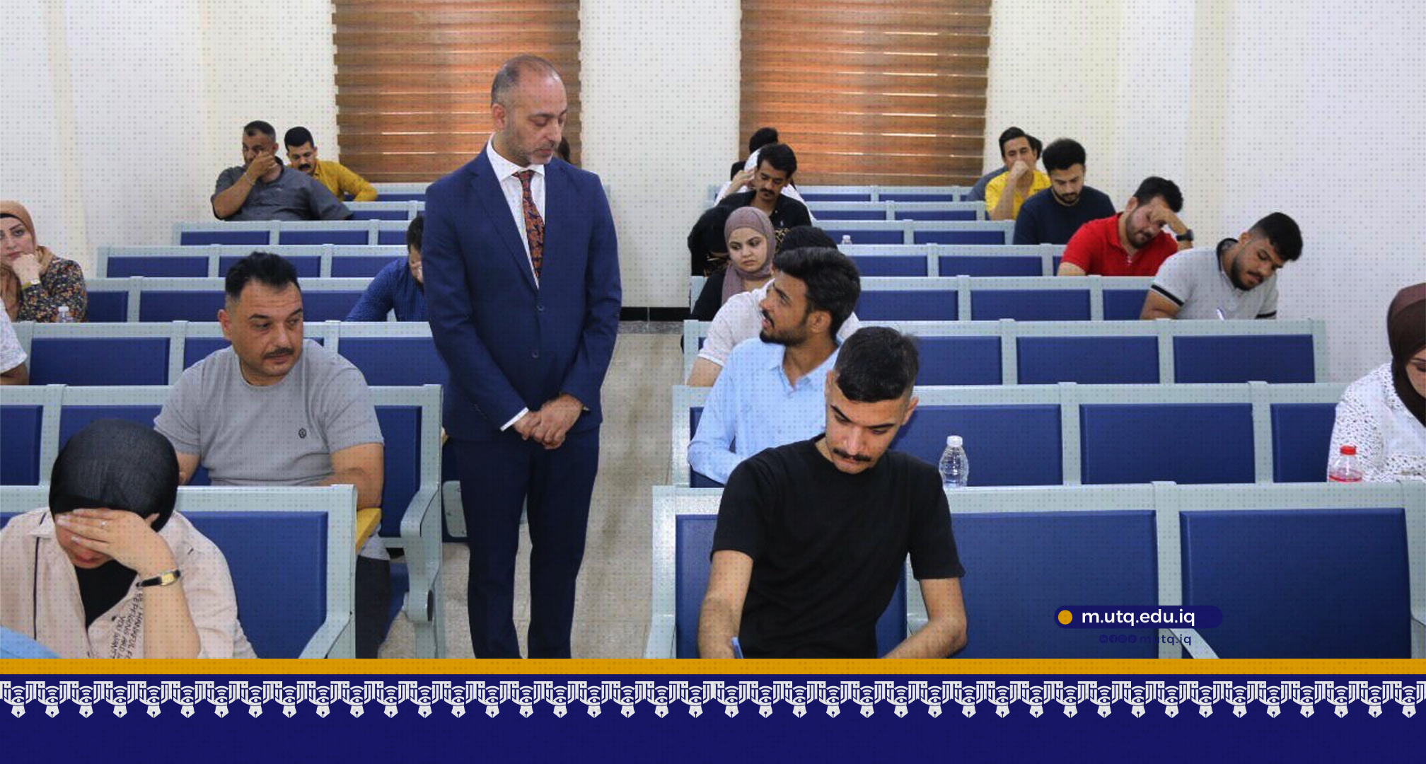 كلية الإعلام تشرف على الامتحانات التقويمية المشتركة في جامعة المعقل الأهلية وكلية المنصور الأهلية